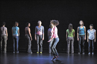 LINK Dance Company Production, Oscillate, Mountains Never Meet, choreographed by Martin del Amo