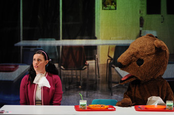 Katherine Tonkin and bear, Apocalypse Bear Trilogy, Stuck Pigs Squealing