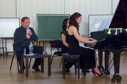 Daniel Matej and pianist Marianna Grynchuk, Daniel Matej in Perspective, Soundstream New Music Festival 2012