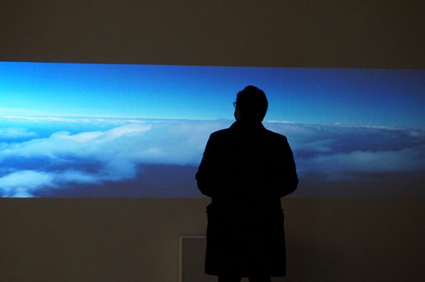 Volker Kuchelmeister, A dromological vision machine, 2013, Interactive video installation