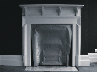 Draw (fireplace), 2005, video still, Anna Barriball (UK)