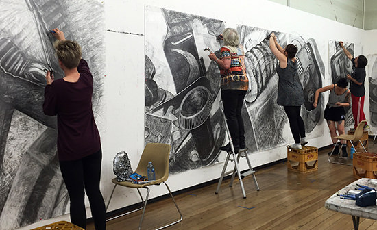 Level 2 Large Drawing Class, Adelaide Central School of Art